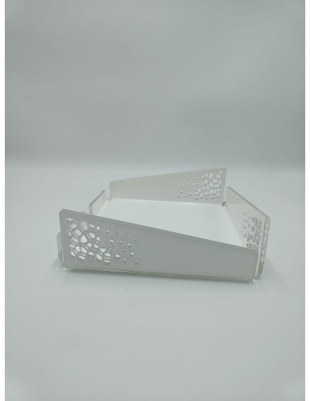 Alhena portatovaglioli in plexiglass traforato dalle linee moderne ed eleganti -DETTAGLI