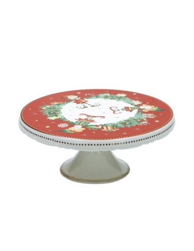 Elfomagia alzata natalizia per dolci decorata con elfo del natale -BRANDANI