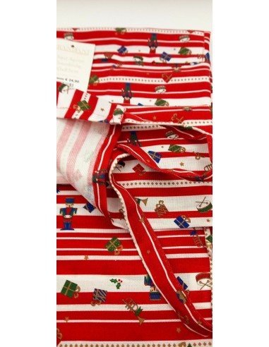 Grembiule natalizio rosso con decorazione del natale Lo Schiaccianoci -BRANDANI