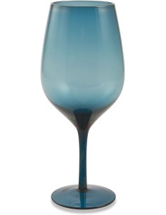 Happy Hour set 6 calici moderni contemporanei in vetro blu -VILLA D' ESTE 2