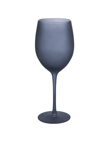Blue Dream set 6 calici moderni contemporanei in vetro opaco frosted -VILLA D' ESTE