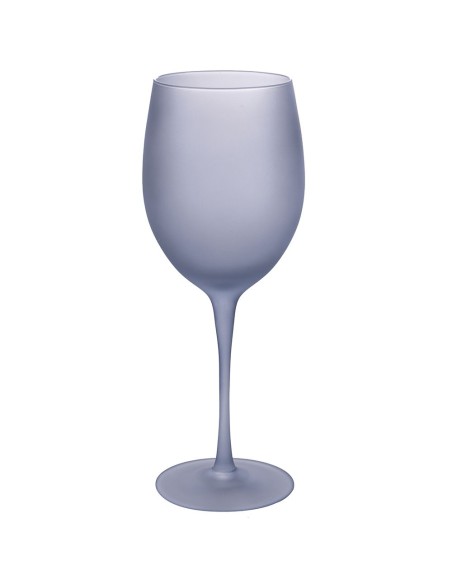 Blue Dream set 6 calici moderni contemporanei in vetro opaco frosted -VILLA D' ESTE