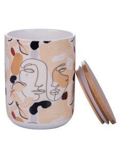 Face to Grey set 2 baratoli moderni arte astratta con tappo in legno -VILLA D' ESTE 2