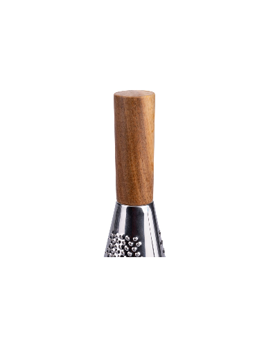 Grattugia moderna multifuzione 3 lame inox e manico in legno -VILLA D' ESTE