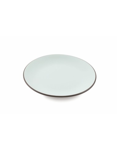 Kora light servizio piatti 18 pezzi moderno vintage in gres grigio chiaro -VILLA D' ESTE