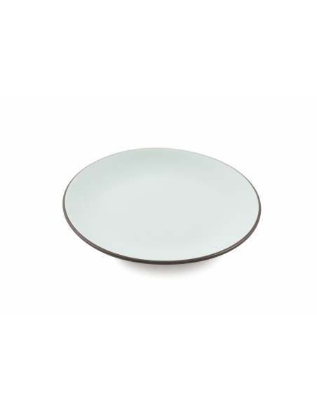 Kora light servizio piatti 18 pezzi moderno vintage in gres grigio chiaro -VILLA D' ESTE