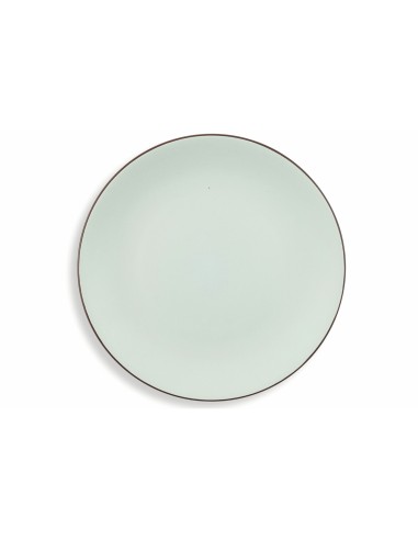 Kora light servizio piatti 18 pezzi moderno vintage in gres grigio chiaro -VILLA D' ESTE