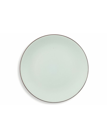 Kora light servizio piatti 18 pezzi moderno vintage in gres grigio chiaro -VILLA D' ESTE