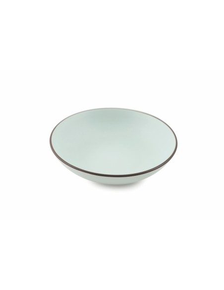 Kora light servizio piatti 18 pezzi moderno vintage in gres grigio chiaro -VILLA D' ESTE