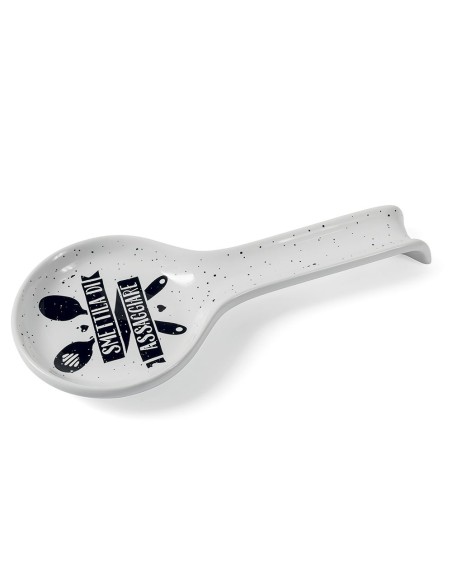 Idee poggiamestolo fantasie in cucina con frase smettila di assaggiare in ceramica -VILLA D' ESTE