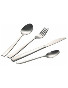 Posate in acciaio satinato, set 24 pezzi. Eleganza moderna per ogni tavola -VILLA D' ESTE