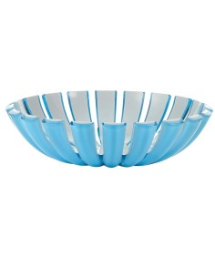 Grace cestino contenitore moderno azzurro ideale come porta pane o frutta per una tavola moderna ed accattivante -GUZZINI
