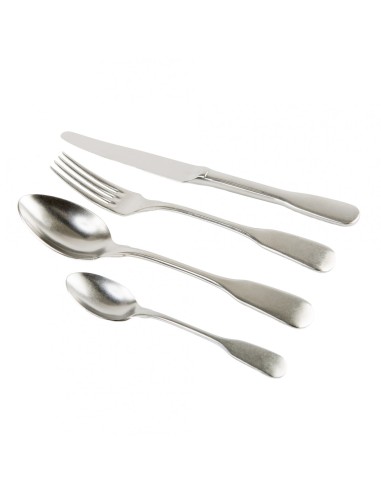 Brick Lane elegante set posate da 23 pezzi in acciaio inossidabile in finitura pvd stone washed KnIndustrie*** manca 1 cucchi...