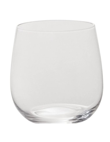 Reggia set 6 bicchieri moderni e minimal da acqua in vetro cristallo -KNINDUSTRIE