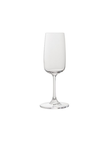Reggia set 6 flute champagne moderni e minimal in vetro cristallo -KNINDUSTRIE