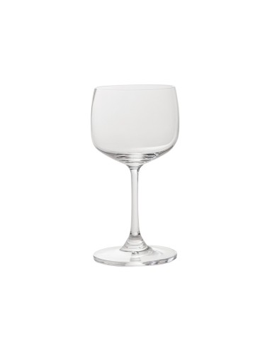 Reggia set 6 calici per vino bianco moderni e minimal in vetro cristallo -KNINDUSTRIE