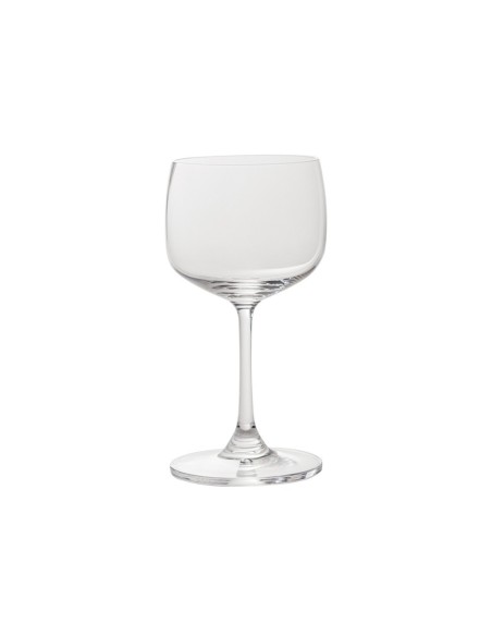 Reggia set 6 calici per vino bianco moderni e minimal in vetro cristallo -KNINDUSTRIE