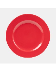 Kaleido Piatto Portata in ceramica porcellanata Rosso Aragosta -PAGNOSSIN