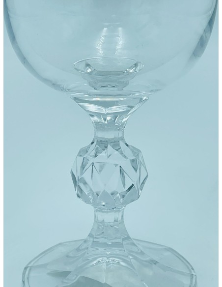 Klaudie Set 6 calice vino 150 ml in cristallo di bohemia trasparente -KVETNA