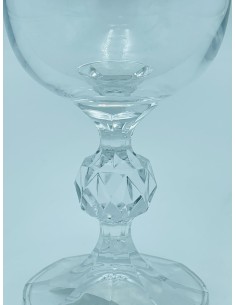 Klaudie Set 6 calice vino 230 ml in cristallo di bohemia trasparente -KVETNA 2