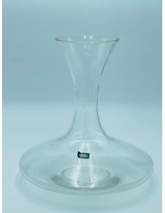 Decanter ad Ampolla per vino in cristallo di bohemia trasparente -KVETNA