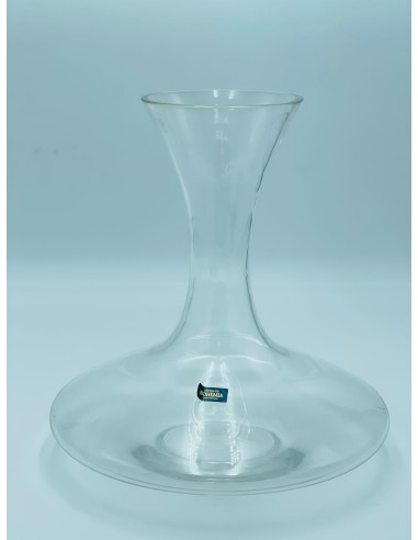 Decanter ad Ampolla per vino in cristallo di bohemia trasparente -KVETNA