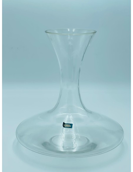 Decanter ad Ampolla per vino in cristallo di bohemia trasparente -KVETNA