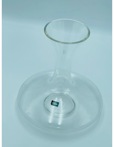 Decanter ad Ampolla per vino in cristallo di bohemia trasparente -KVETNA
