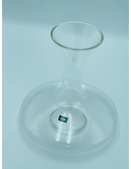 Decanter ad Ampolla per vino in cristallo di bohemia trasparente -KVETNA