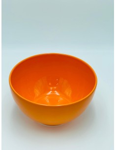 Kaleido insalatiera in ceramica porcellanata arancio -PAGNOSSIN