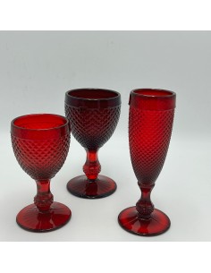 SET BICCHIERI ROSSI LYON 18 PEZZI