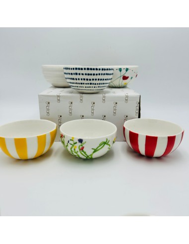  SET 6 COPPETTE ASSORTITE COLAZIONE  IN...