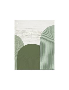 QUADRO GREEN CURVES 80X100 -AGAVE S.R.L.