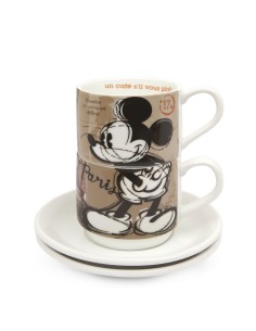 SET 2 TAZZE CAFFE' IMP. INTHECITY PARIGI -EGAN