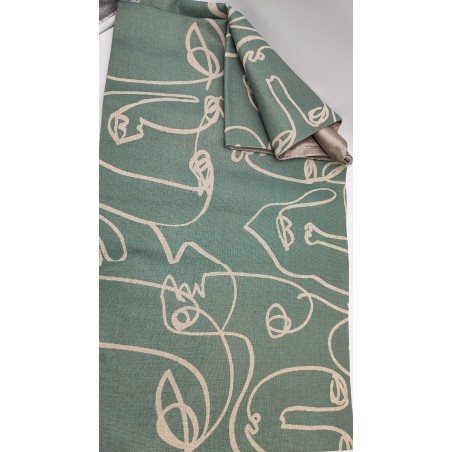 Runner Face Green in tessuto verde -INNOVA LIVING