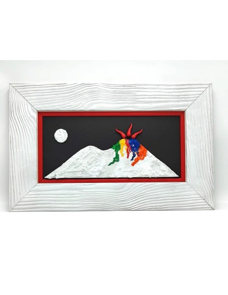 Quadro Vesuvio multicolor 30x50 -ALLERIA