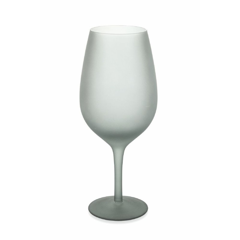 Cala Dorada set 6 calici vino moderni contemporanei in vetro opaco frosted -VILLA D' ESTE