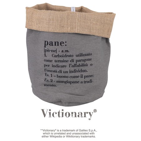 Victionary Pratico sacchetto per pane in cotone e juta: stile ecologico per conservare la freschezza del pane con eleganza -V...