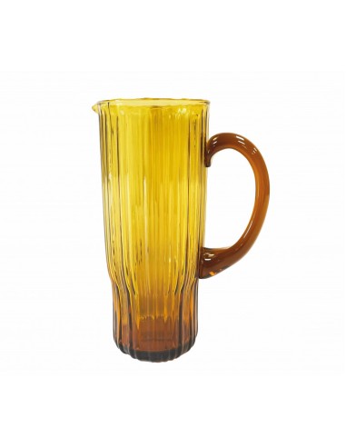 PLISSE' CARAFFA AMBRA VETRO -BRANDANI