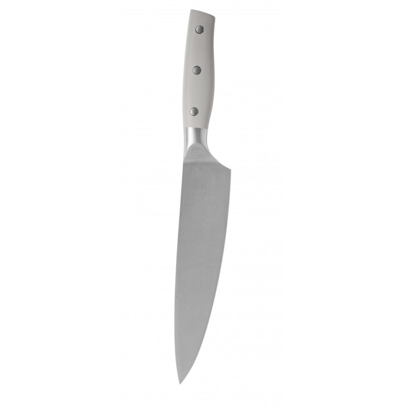 CEPPO NATURAL LEGNO CON 5 COLTELLI  ED AFFILA COLTELLI INOX -BRANDANI