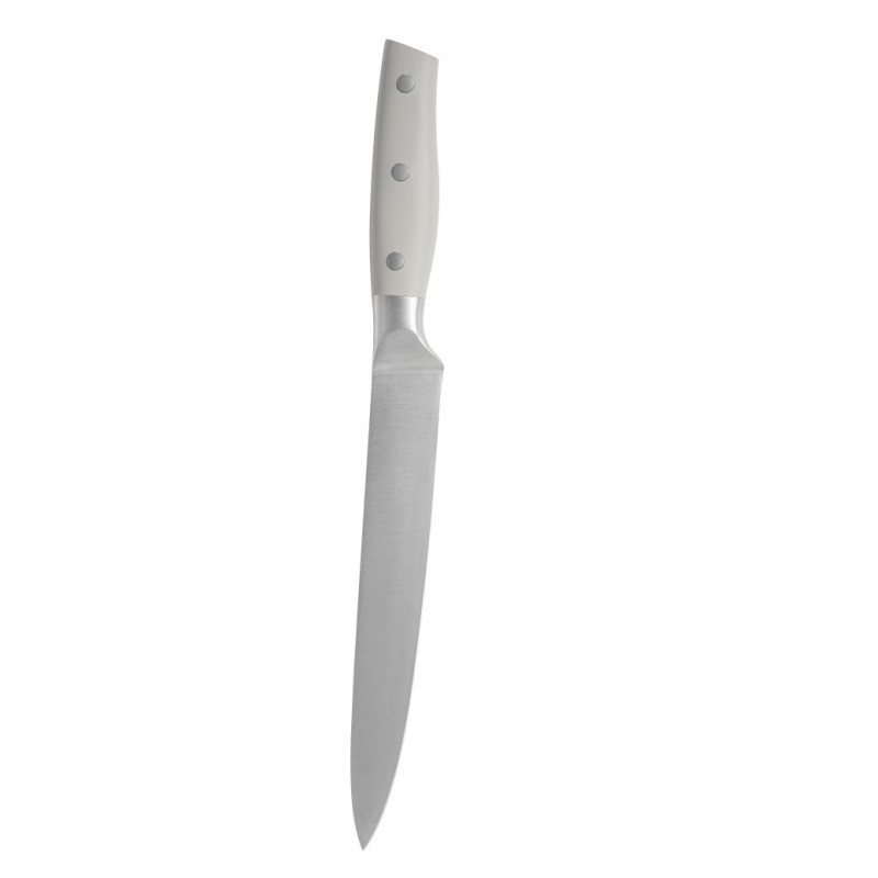 CEPPO NATURAL LEGNO CON 5 COLTELLI  ED AFFILA COLTELLI INOX -BRANDANI