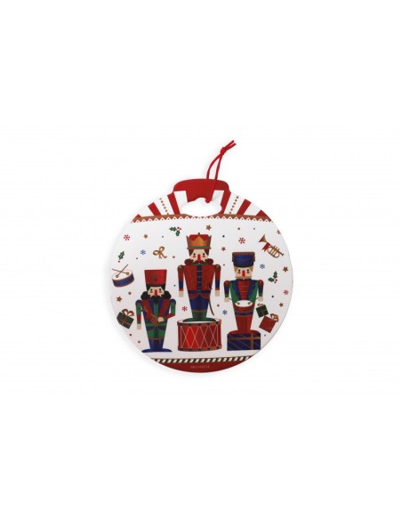 DECORATION LO SCHIACCIANOCI SOTTOPENTOLA CERAMICA/SUGHERO -BRANDANI