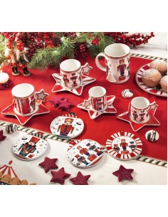 Tazza - Mug Natalizia con decorazione Natalizia " Lo Schiaccianoci " -BRANDANI 2