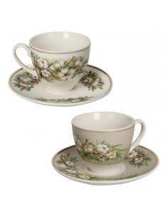 BATUFFOLI SET. 2 PZ. - TAZZINA CAFFE' -BRANDANI