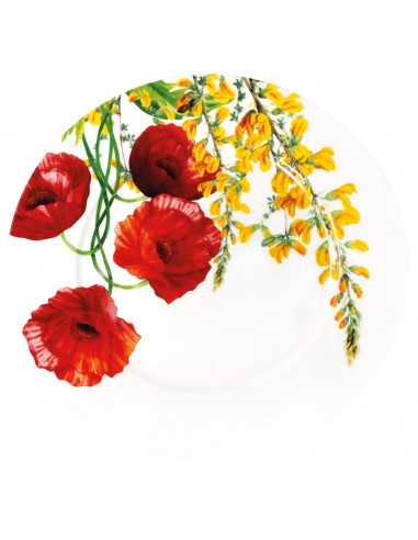 TAVOLA 18 PEZZI FIORI DI CAMPO PORCELLANA -BRANDANI
