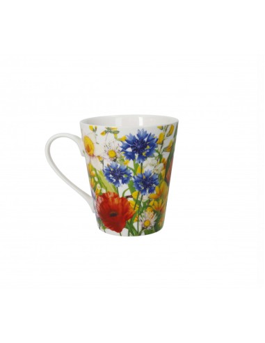 MUG FIORI DI CAMPO SET 2 PEZZI NEW BONE CHINA -BRANDANI