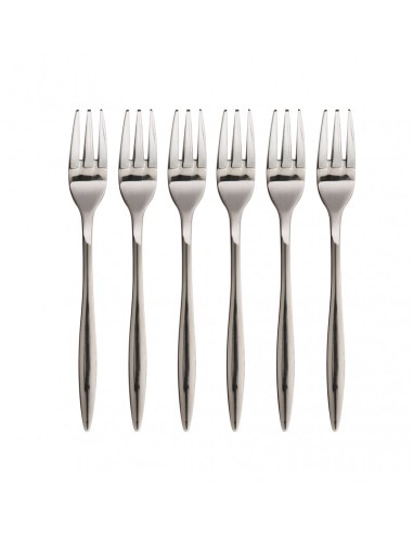FORCHETTINA DESSERT STRETCH SET 6 PZ INOX -BRANDANI