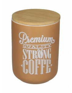 BARATTOLO COFFEE NEW BONE CHINA CON TAPPO IN BAMBU' -BRANDANI