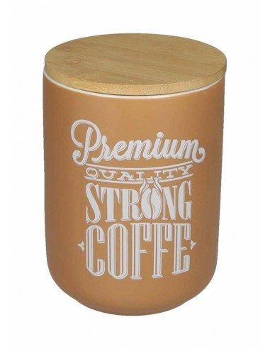 BARATTOLO COFFEE NEW BONE CHINA CON TAPPO IN BAMBU' -BRANDANI