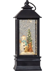 Lanterna Natalizia con pupazzo di neve ed albero di natale mod. Natale - Vinter da appoggio -EGLO